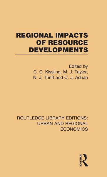 Produktbild: Regional Impacts of Resource Developments