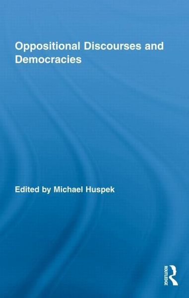 Produktbild: Huspek, M: Oppositional Discourses and Democracies