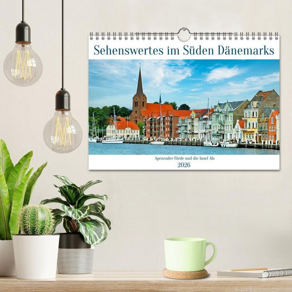 Produktbild: Sehenswertes im S&uuml;den D&auml;nemarks (Wandkalender 2026 DIN A4 quer), CALVENDO Monatskalender