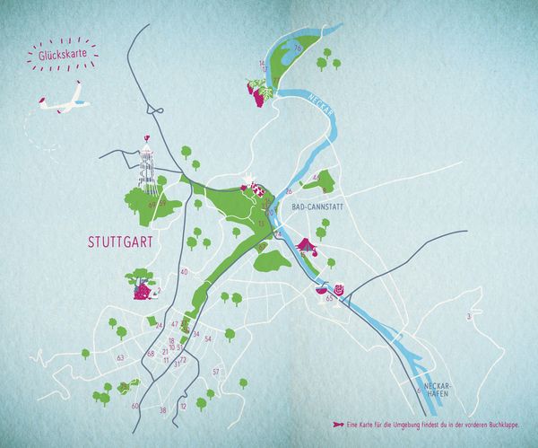 Produktbild: Blaue Gl&uuml;cksorte in und um Stuttgart