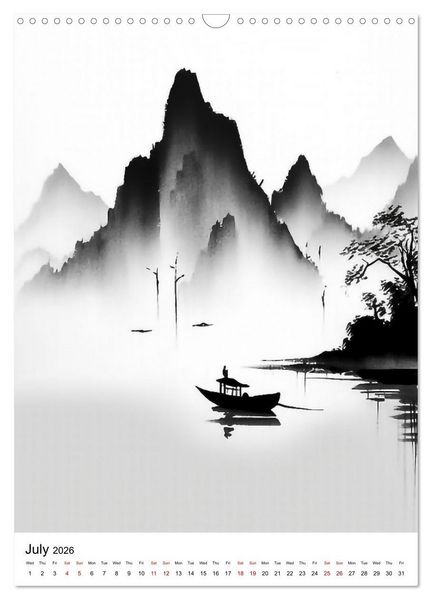 Produktbild: Zen Serenity (Wall Calendar 2026 DIN A3 portrait), CALVENDO 12 Month Wall Calendar