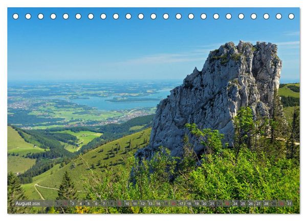 Produktbild: Traumhafter Chiemsee &ndash; Impressionen vom Bayerischen Meer (Tischkalender 2026 DIN A5 quer), CALVENDO Monatskalender