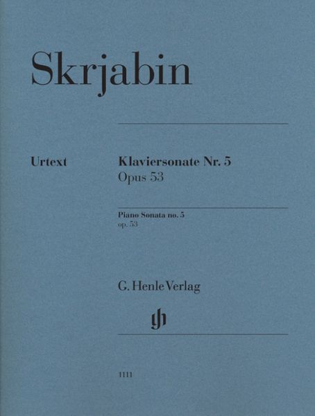 Produktbild: Alexander Skrjabin - Klaviersonate Nr. 5 op. 53