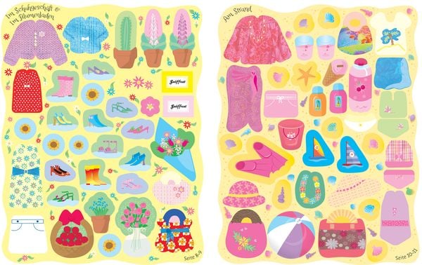 Produktbild: Meine glitzernden Anziehpuppen-Stickerb&uuml;cher mini: Im Ballett, Feen, Freundinnen und Prinzessinnen