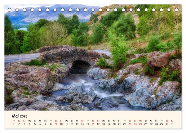 Produktbild: Lake District England (Tischkalender 2026 DIN A5 quer), CALVENDO Monatskalender