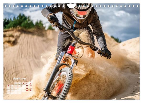 Produktbild: Abfahrtsrausch Downhill Aktion (Wandkalender 2026 DIN A4 quer), CALVENDO Monatskalender