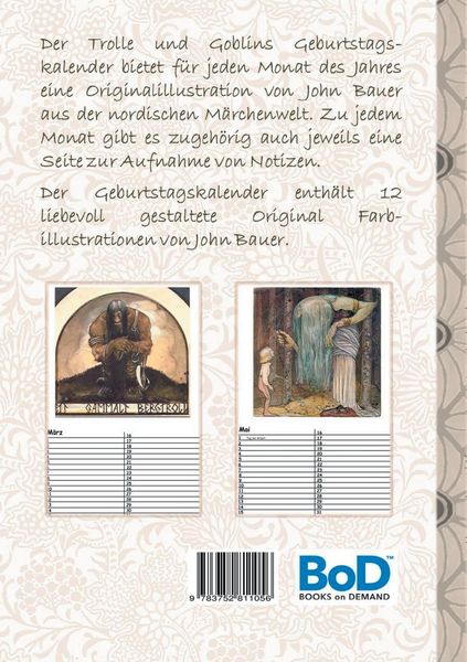 Produktbild: Der Trolle und Goblins Geburtstagskalender