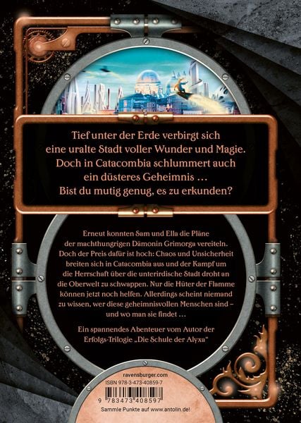 Produktbild: Catacombia, Band 3: H&uuml;ter der Flamme (spannendes Fantasy-Abenteuer ab 10 Jahren)