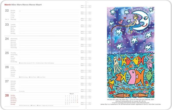 Produktbild: James Rizzi Diary 2027