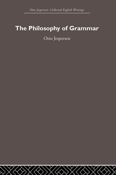 Produktbild: The Philosophy of Grammar
