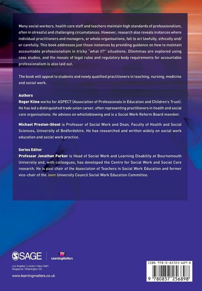 Produktbild: Professional Accountability in Social Care and Health