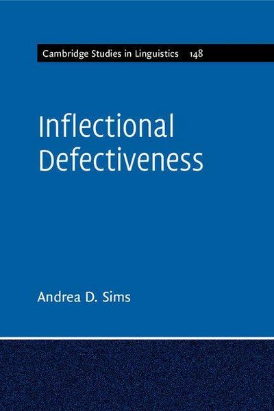 Produktbild: Inflectional Defectiveness