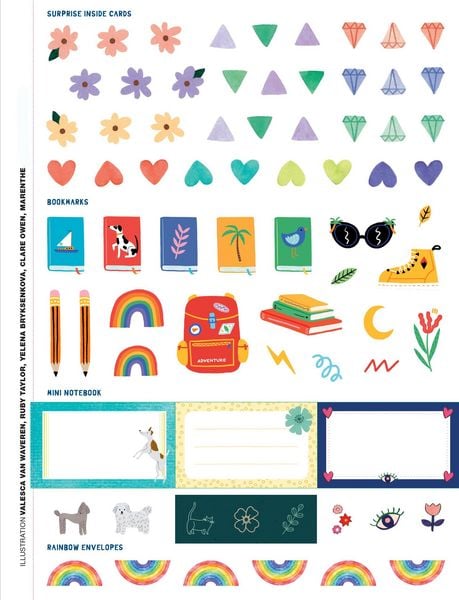 Produktbild: The Kids' Book of Sticker Love
