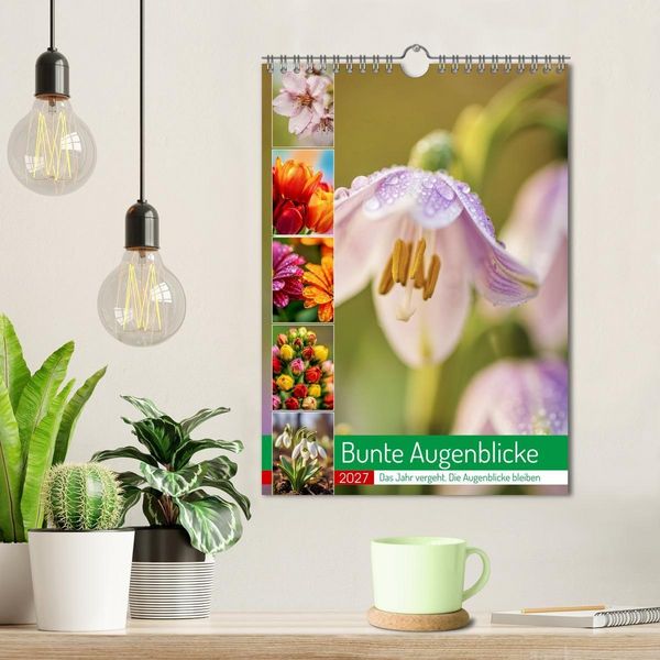 Produktbild: Bunte Augenblicke (Wandkalender 2027 DIN A4 hoch), CALVENDO Monatskalender