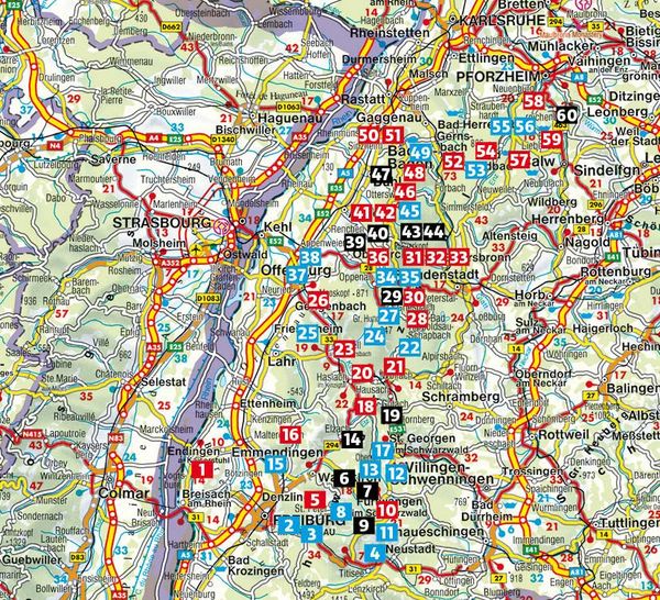 Produktbild: ROTHER Wanderf&uuml;hrer Schwarzwald. Die Mitte und der Norden. 60 Touren zwischen Karlsruhe und Freiburg &ndash; mit Nationalpark Schwarzwald