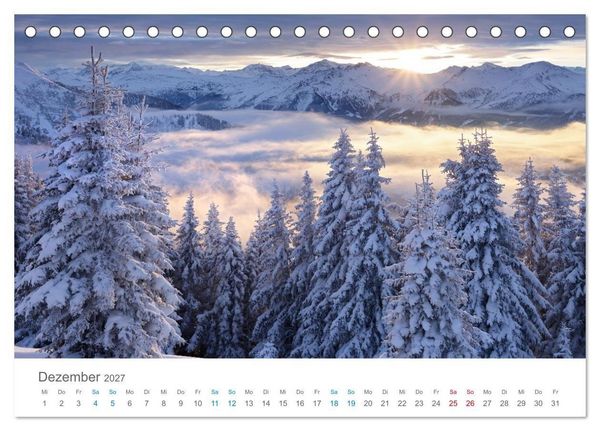 Produktbild: Alpen im Licht (Tischkalender 2027 DIN A5 quer), CALVENDO Monatskalender
