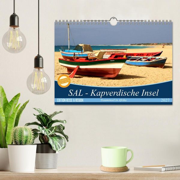 Produktbild: SAL - Kapverdische Insel (Wandkalender 2027 DIN A4 quer), CALVENDO Monatskalender