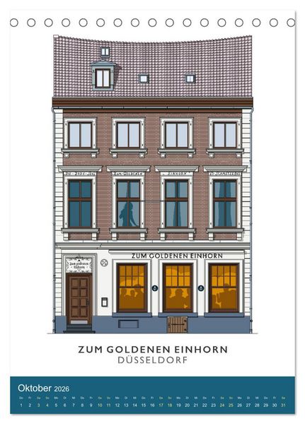 Produktbild: PROST! Bars und Kneipen in der D&uuml;sseldorfer Altstadt (Tischkalender 2026 DIN A5 hoch), CALVENDO Monatskalender