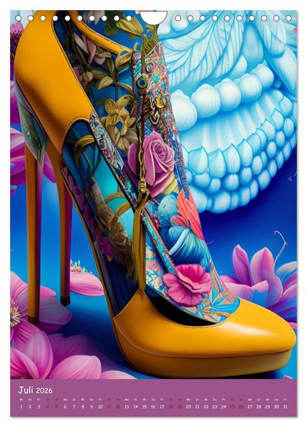 Produktbild: HighHeelArt (Wandkalender 2026 DIN A4 hoch), CALVENDO Monatskalender