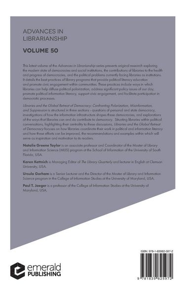 Produktbild: Libraries and the Global Retreat of Democracy