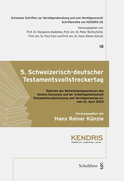 Produktbild: 5. Schweizerisch-deutscher Testamentsvollstreckertag