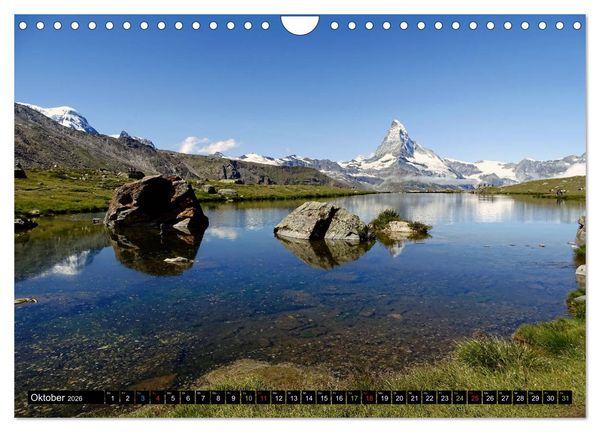 Produktbild: Und ewig lockt das Matterhorn (Wandkalender 2026 DIN A4 quer), CALVENDO Monatskalender