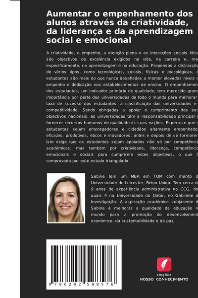 Produktbild: Aumentar o empenhamento dos alunos atrav&eacute;s da criatividade, da lideran&ccedil;a e da aprendizagem social e emocional