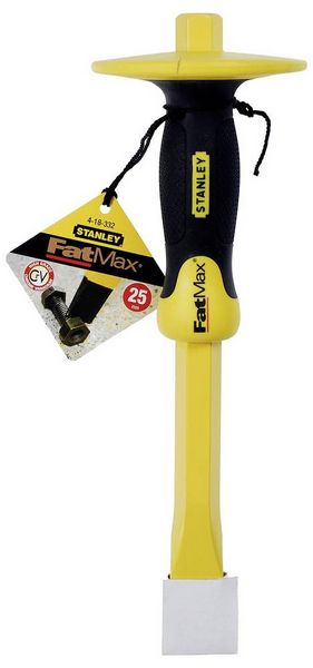 Produktbild: STANLEY Flachmeissel FatMax m. Handschutz, 25mm 4-18-332