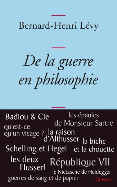 Produktbild: De la guerre en philosophie