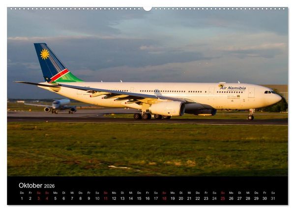Produktbild: Faszination Flugzeug (hochwertiger Premium Wandkalender 2026 DIN A2 quer), Kunstdruck in Hochglanz