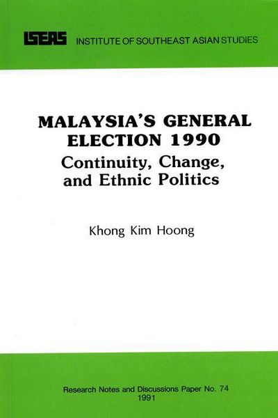Produktbild: Malaysia's 1990 General Election