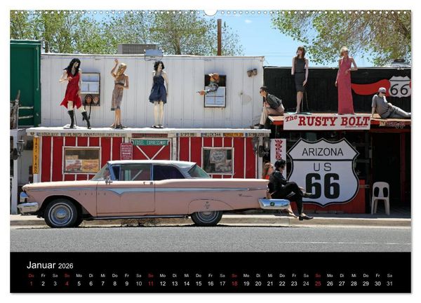 Produktbild: Route 66 im S&uuml;dwesten (hochwertiger Premium Wandkalender 2026 DIN A2 quer), Kunstdruck in Hochglanz