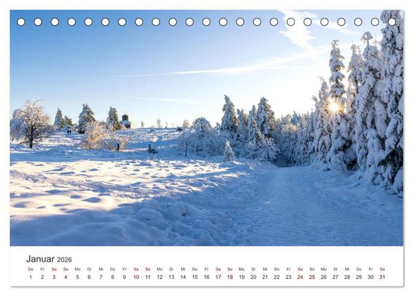 Produktbild: Sauerland - hier muss man mal gewesen sein (Tischkalender 2026 DIN A5 quer), CALVENDO Monatskalender