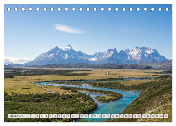 Produktbild: Chile - Facetten landschaftlicher Vielfalt (Tischkalender 2026 DIN A5 quer), CALVENDO Monatskalender