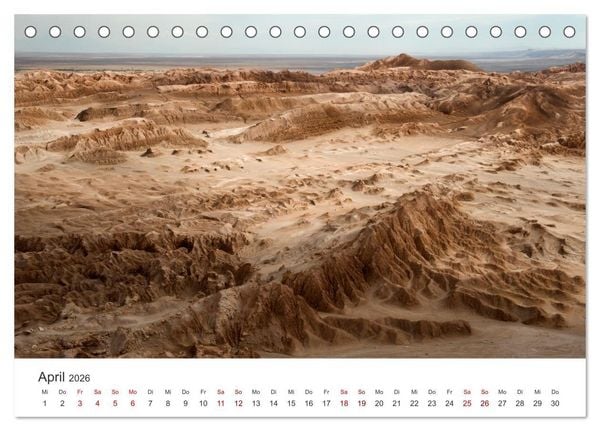 Produktbild: Die Farben der Anden - Argentinien und Chile (Tischkalender 2026 DIN A5 quer), CALVENDO Monatskalender