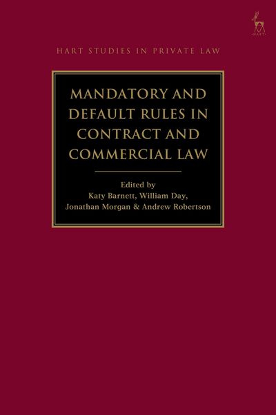 Produktbild: Mandatory and Default Rules in Contract and Commercial Law