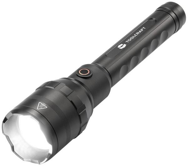 Produktbild: TOOLCRAFT TO-8578260 TO-8578260 LED Taschenlampe mit USB-Schnittstelle akkubetrieben 10.000 lm 10 h 730 g