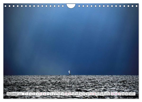 Produktbild: Leidenschaft Segeln (Wandkalender 2026 DIN A4 quer), CALVENDO Monatskalender