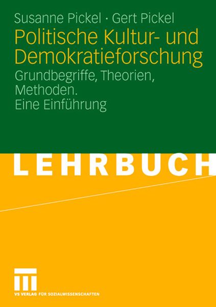 Produktbild: Politische Kultur- und Demokratieforschung