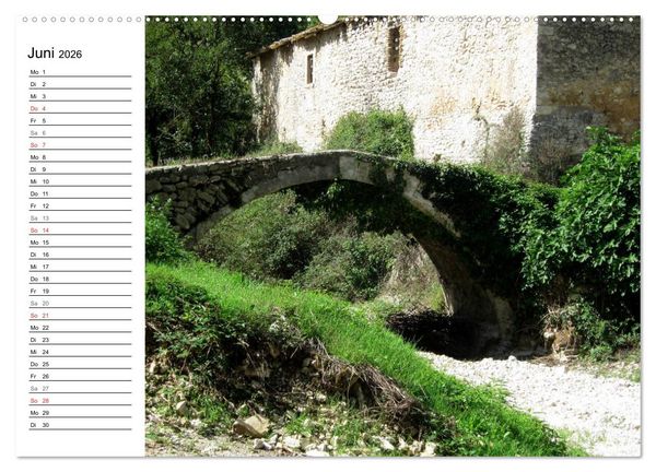 Produktbild: Camino di Assisi - Franziskusweg (Wandkalender 2026 DIN A2 quer), CALVENDO Monatskalender