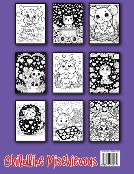 Produktbild: Valentine Coloring Book for Kids
