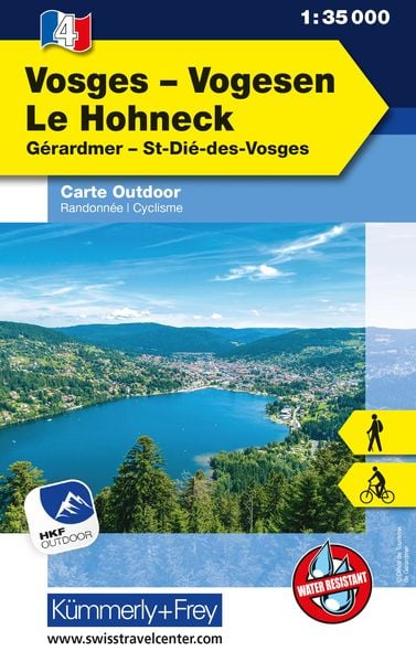 Vogesen - Le Honeck Nr. 04 Outdoorkarte 1:35 000, Sonstige von , Kümmerly+Frey, 9783259007488