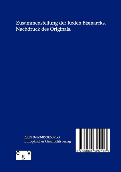 Produktbild: Bismarcks Reden