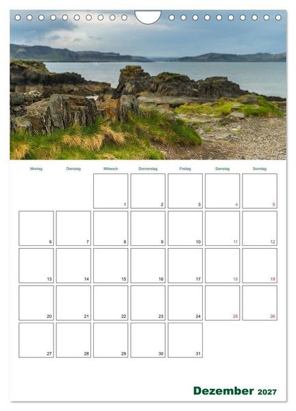 Produktbild: Schottland Entdeckungstour (Wandkalender 2027 DIN A4 hoch), CALVENDO Monatskalender