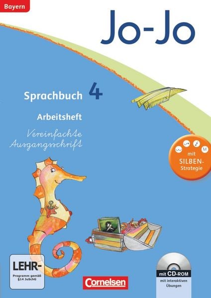 Produktbild: Jo-Jo Sprachbuch - Grundschule Bayern - 4. Jahrgangsstufe