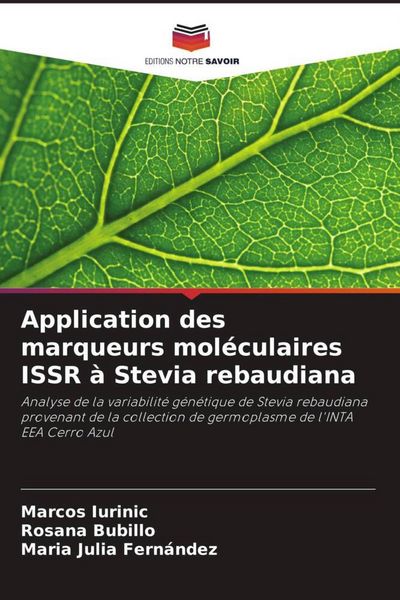 Produktbild: Application des marqueurs mol&eacute;culaires ISSR &agrave; Stevia rebaudiana