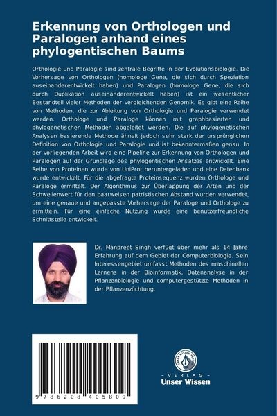 Produktbild: Erkennung von Orthologen und Paralogen anhand eines phylogentischen Baums