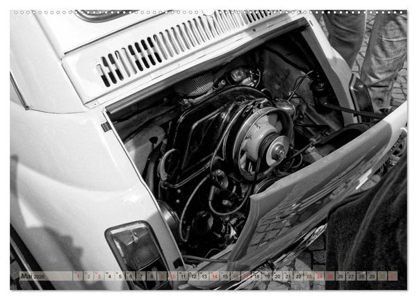 Produktbild: il Cinquecento - Details im Fokus - im Look eines legend&auml;ren Analogfilms (Wandkalender 2026 DIN A2 quer), CALVENDO Monatskalender