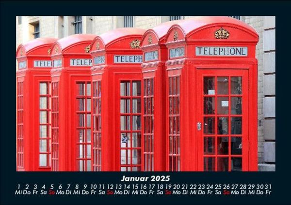 Produktbild: London 2025 Fotokalender DIN A5