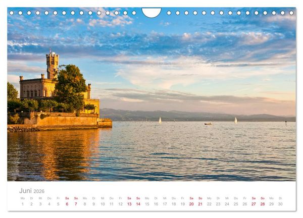 Produktbild: BODENSEE Drei L&auml;nder - ein See (Wandkalender 2026 DIN A4 quer), CALVENDO Monatskalender